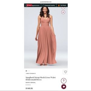 David’s Bridal Desert Coral